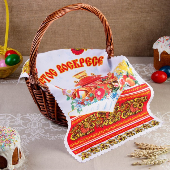 Рушник пасхальный «С самоваром»