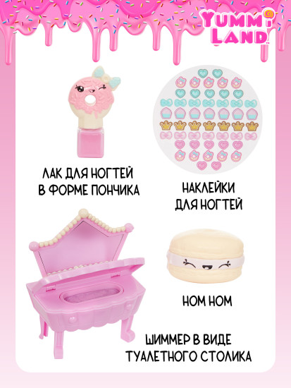 Игровой набор для изготовления блеска для губ «Бьюти-сумка Кексик»