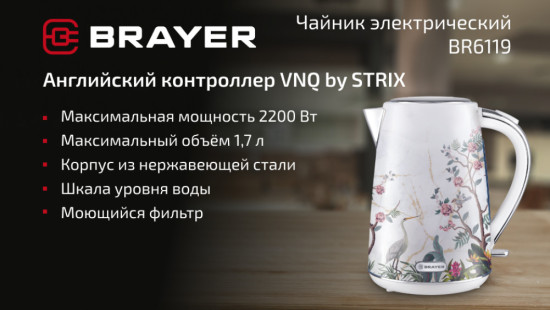 Чайник электрический BR6119