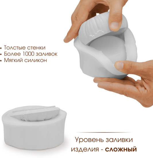 Силиконовая форма кашпо Тыква Амберия
