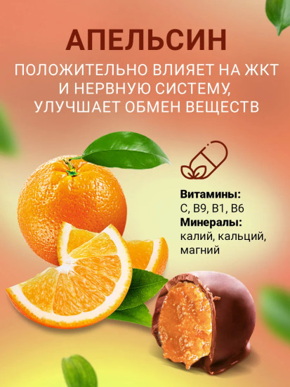 Конфеты «Апельсин шоколадный»