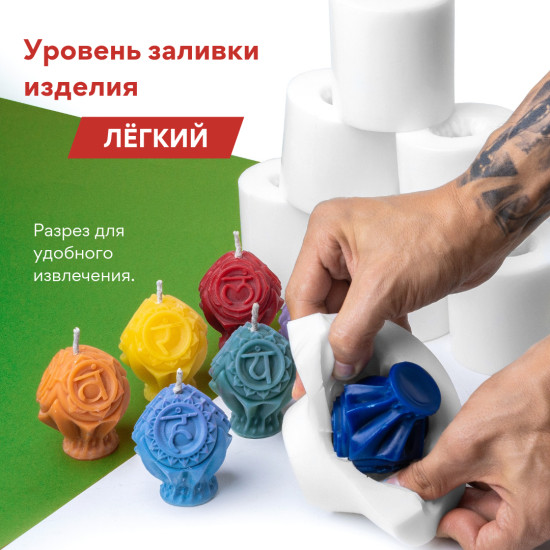Силиконовая форма Чакры