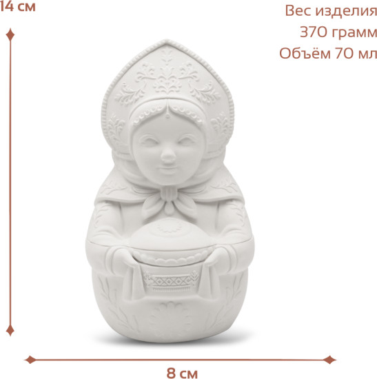 Гипсовое изделие Матрешка