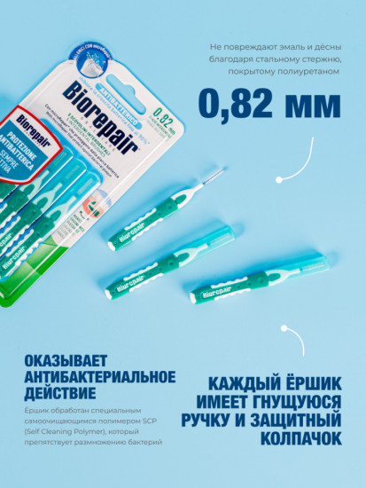 Цилиндрические межзубные ершики