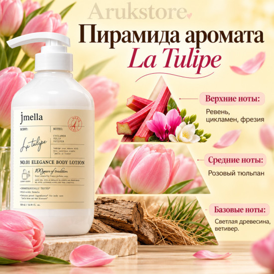 Парфюмированный лосьон для тела «La Tulipe»