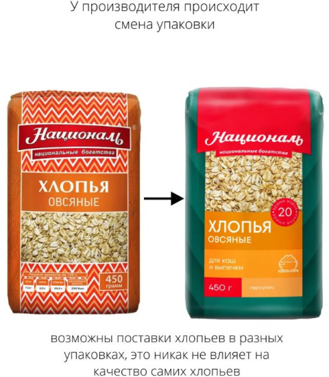 Хлопья овсяные «Геркулес»