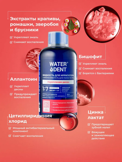 Жидкость для ирригатора «Укрепление дёсен»