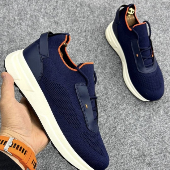 Мужские кроссовки обувь Santoni