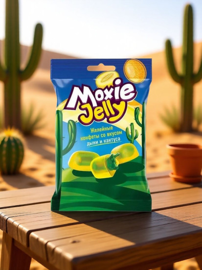 Конфеты желейные Moxie Jelly «Дыня-кактус»
