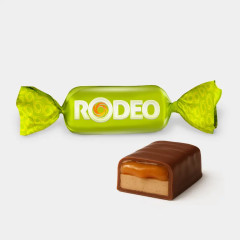 Конфеты шоколадные с мягкой карамелью и нежной нугой «Rodeo» - Фото 1