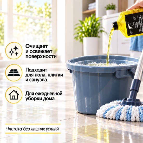 Средство для мытья полов и твердых поверхностей
