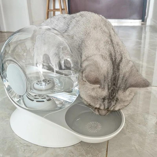 Автопоилка для животных «Grey Bubble»