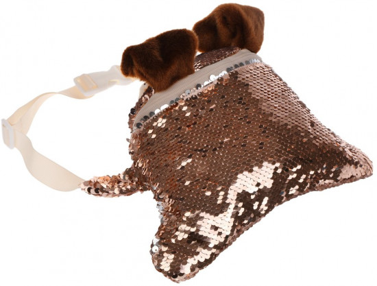 Сумка поясная «Блестящий щенок»