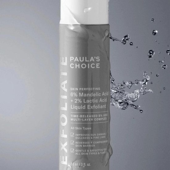 Тоник AHA-эксфолиант Skin Perfecting 6% Mandelic Acid + 2% Lactic Acid Liquid Exfoliant 80мл