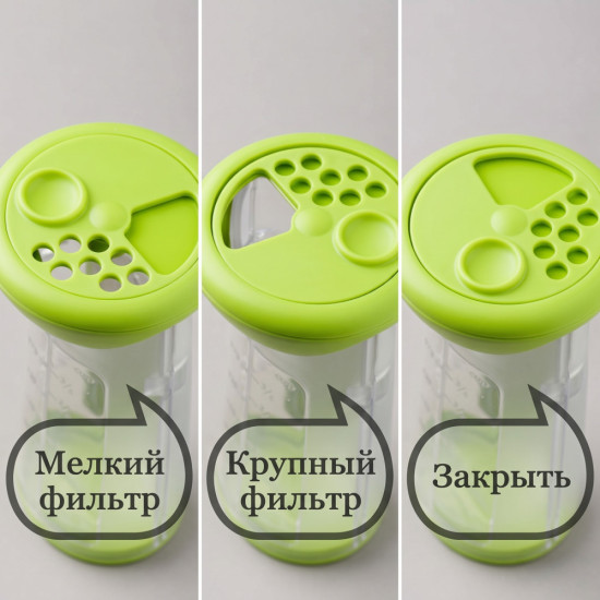 Мини-терка с контейнером, нержавеющая сталь