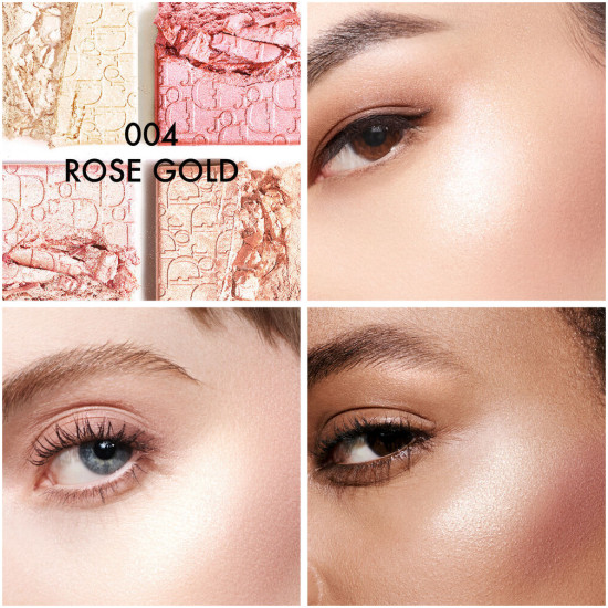 Палетка хайлайтеров для лица Dior Backstage Glow Face Palette 004 Rose Gold