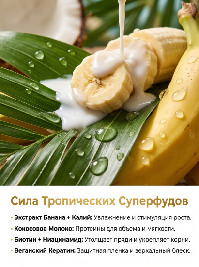 Кондиционер для волос «Банановый»