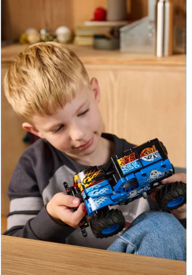 Техник Monster Jam Grave Digger «Лед и пламя» 42219