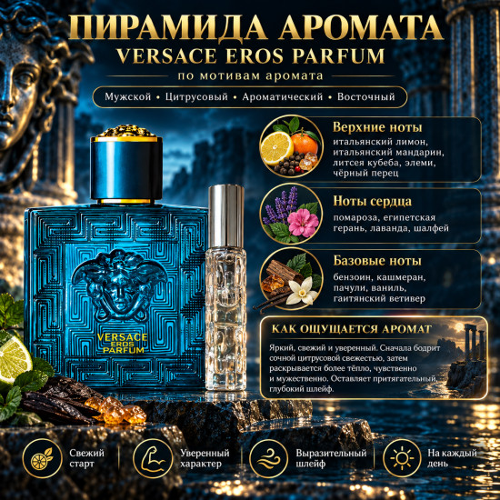 Мужские духи 10 мл по мотивам Eros Parfum