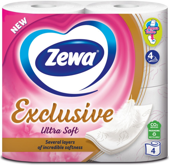 Туалетная бумага белая Exclusive