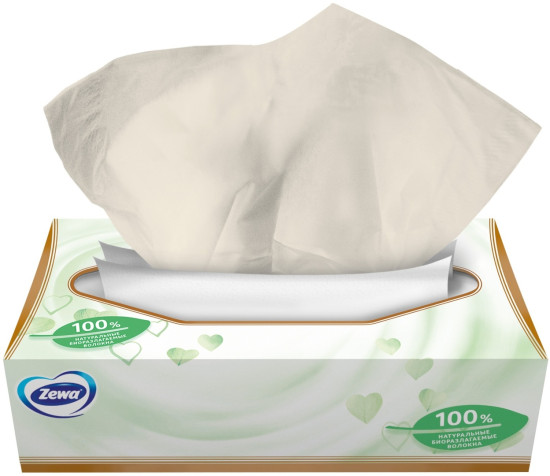 Салфетки косметические бело-кремовые Softis Natural Soft
