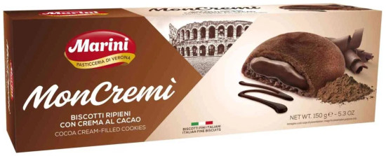 Печенье с начинкой с какао кремом «MonCremi»