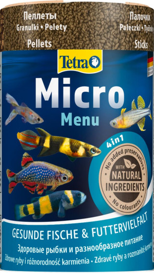 Корм для мелких видов рыб «Micro Menu»