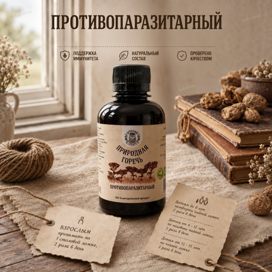 Бальзам противопаразитарный «Природная горечь»