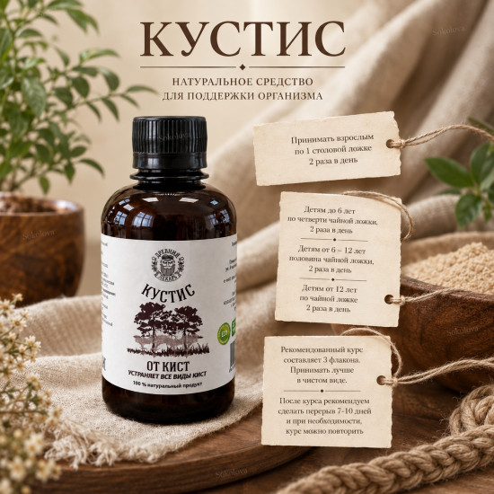 Бальзам «Кустис» от кист