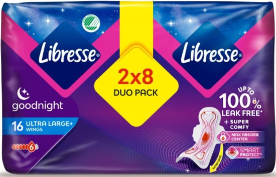 Гигиенические прокладки Ultra Goodnight Large ночные