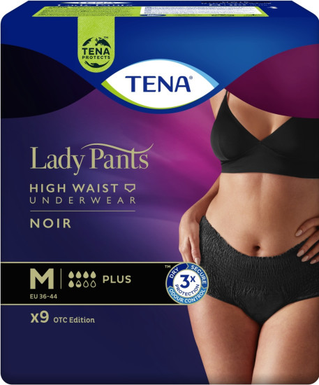 Lady Pants Plus Black урологические трусы для женщин размер Medium