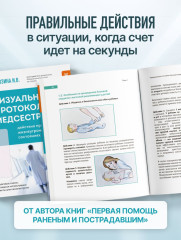 Визуальный протокол медсестры. Действия при жизнеугрожающих состояниях. Пошаговые схемы, наглядные иллюстрации и тесты для самоконтроля - Фото 4