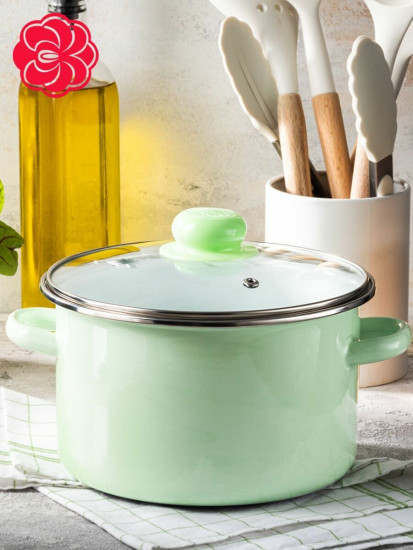 Кастрюля цилиндрическая с крышкой