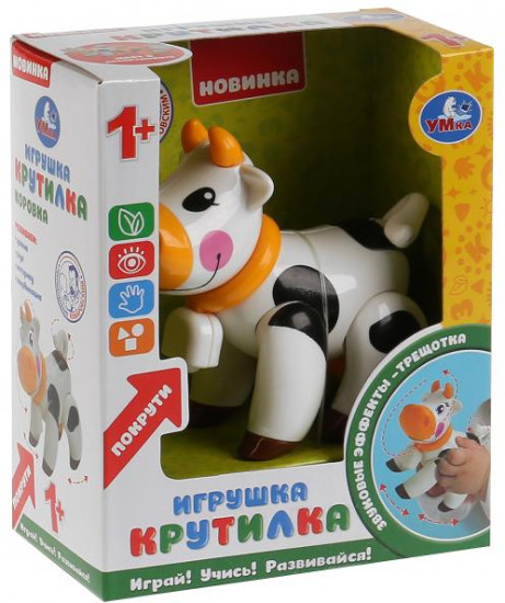 Игрушка-крутилка развивающая «Корова»