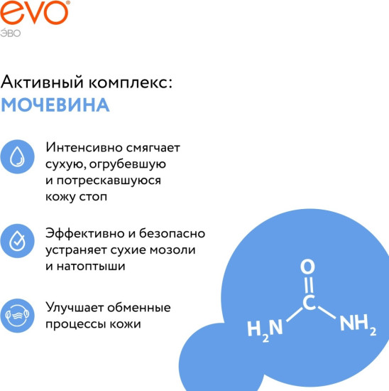 Крем для ног с мочевиной увлажняющий