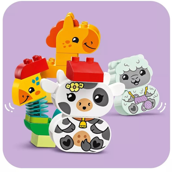 Поезд с животными DUPLO 10412