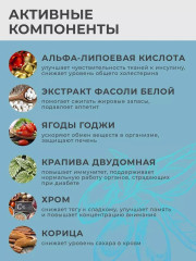 Капсулы для контроля аппетита и углеводного обмена «Гликирон» - Фото 2