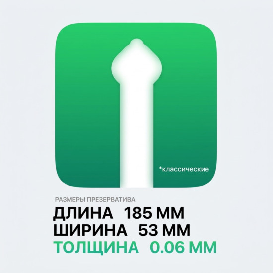 Презервативы классические CLASSIC 12 шт