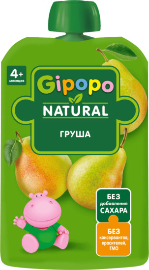 Пюре фруктовое Яблоко, груша, банан