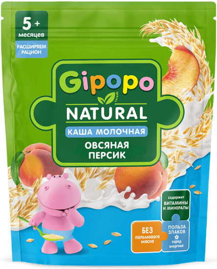 Каша молочная овсяная «Персик»