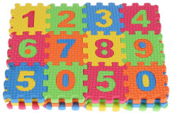 Мини-коврик сборный «Пазлы с цифрами» - Фото 1