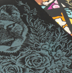 Гравюра с эффектом золота «Гордая пума» - Фото 1