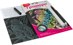 Гравюра «Попугай на ветке» - Фото 3