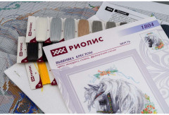 Набор для вышивания «Белогривая лошадка» - Фото 1