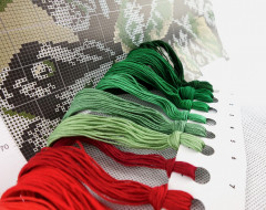 Набор для вышивания «Роза красная» - Фото 2