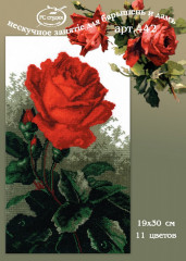 Набор для вышивания «Роза красная» - Фото 4