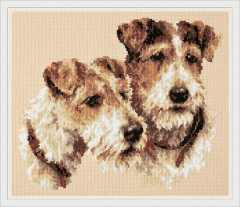 Набор для вышивания «Фокстерьеры» - Фото 1