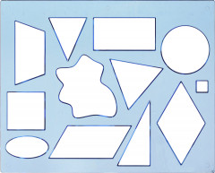 Трафарет геометрические фигуры - Фото 1