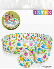 Набор пляжный: бассейн, мяч, круг - Фото 2