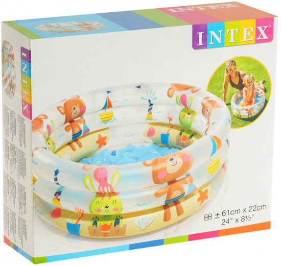 Бассейн надувной «Зверюшки»